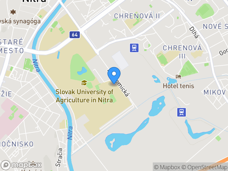 Lokace pracovní pozice na mapě