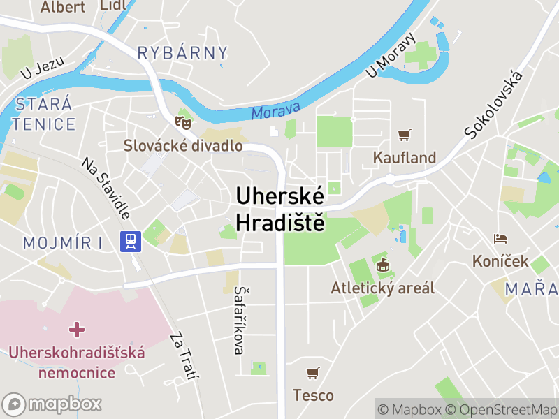 Lokace pracovní pozice na mapě