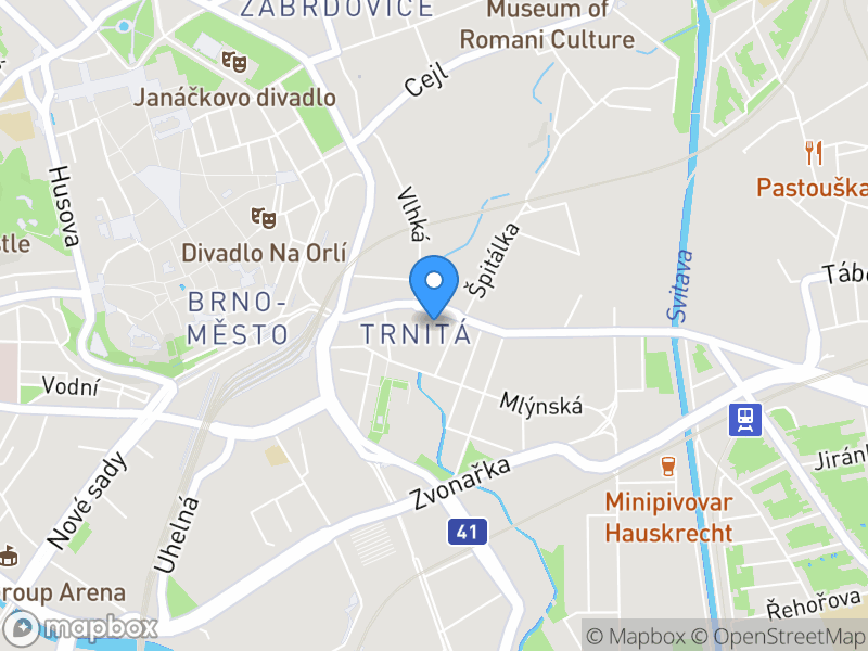 Lokácia pracovnej pozície na mape