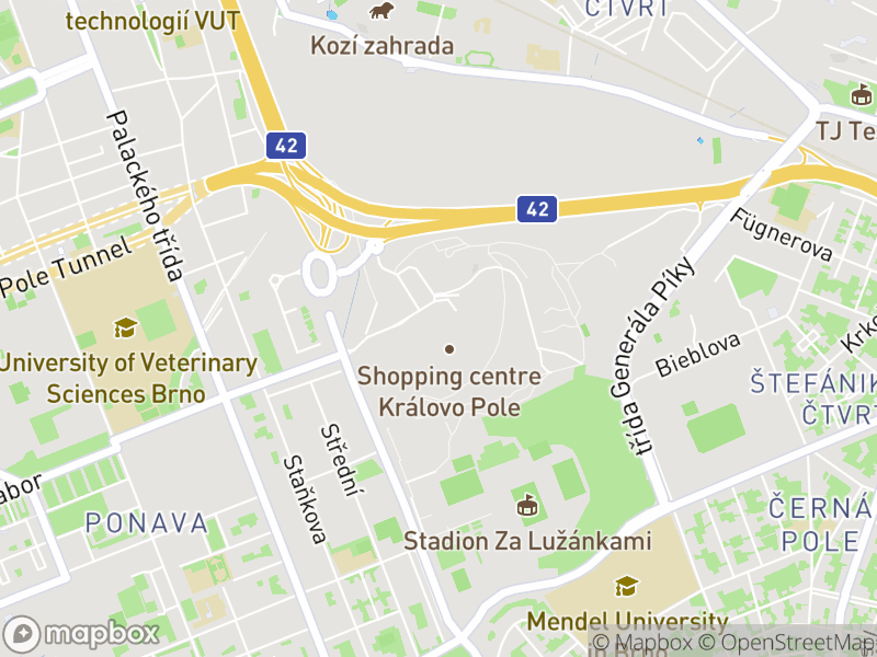 Lokace pracovní pozice na mapě