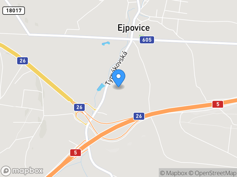 Lokace pracovní pozice na mapě
