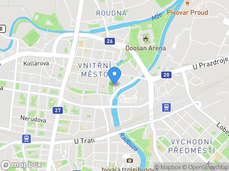 Lokace pracovní pozice na mapě