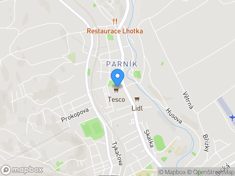 Lokace pracovní pozice na mapě