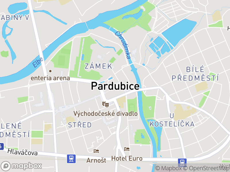 Lokace pracovní pozice na mapě