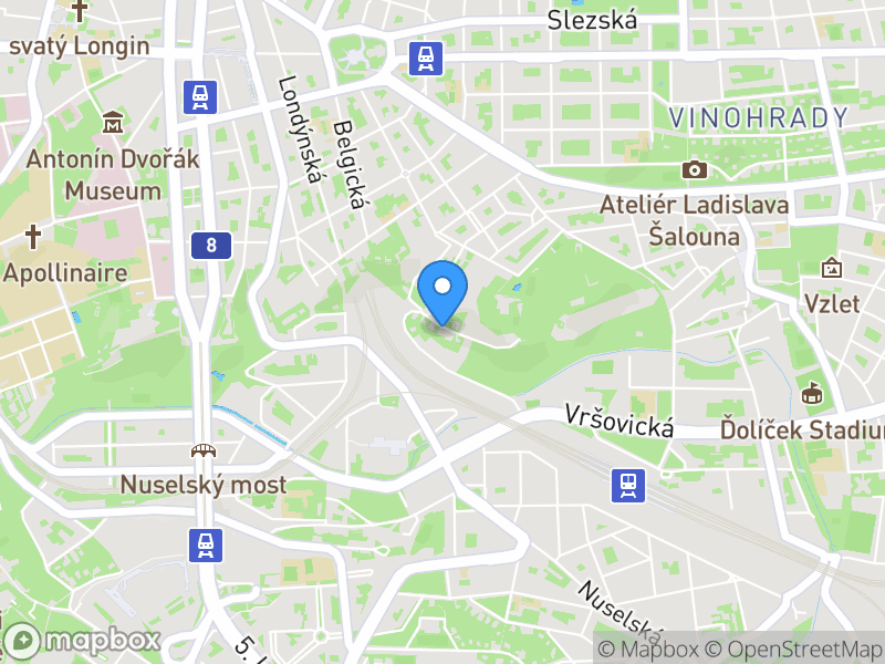 Lokace pracovní pozice na mapě