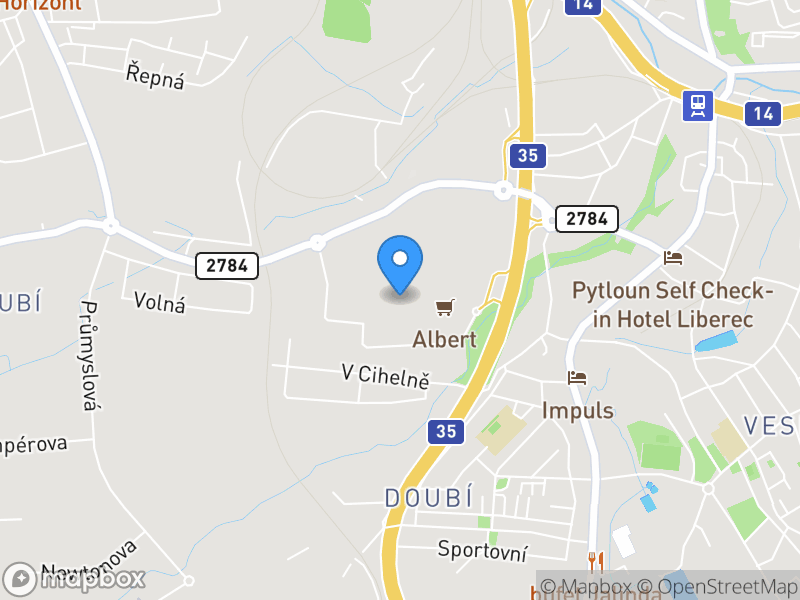 Lokace pracovní pozice na mapě